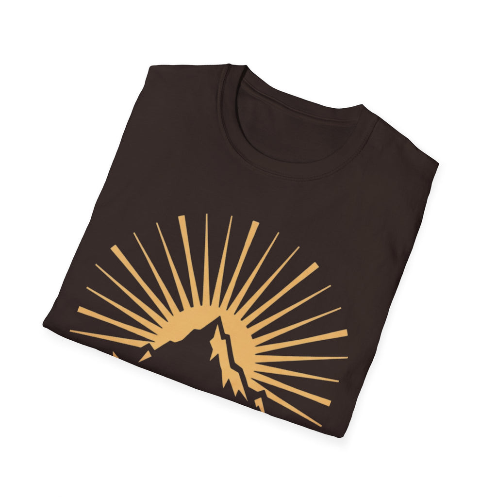 Sun and Mountain Temple North  T-Shirt