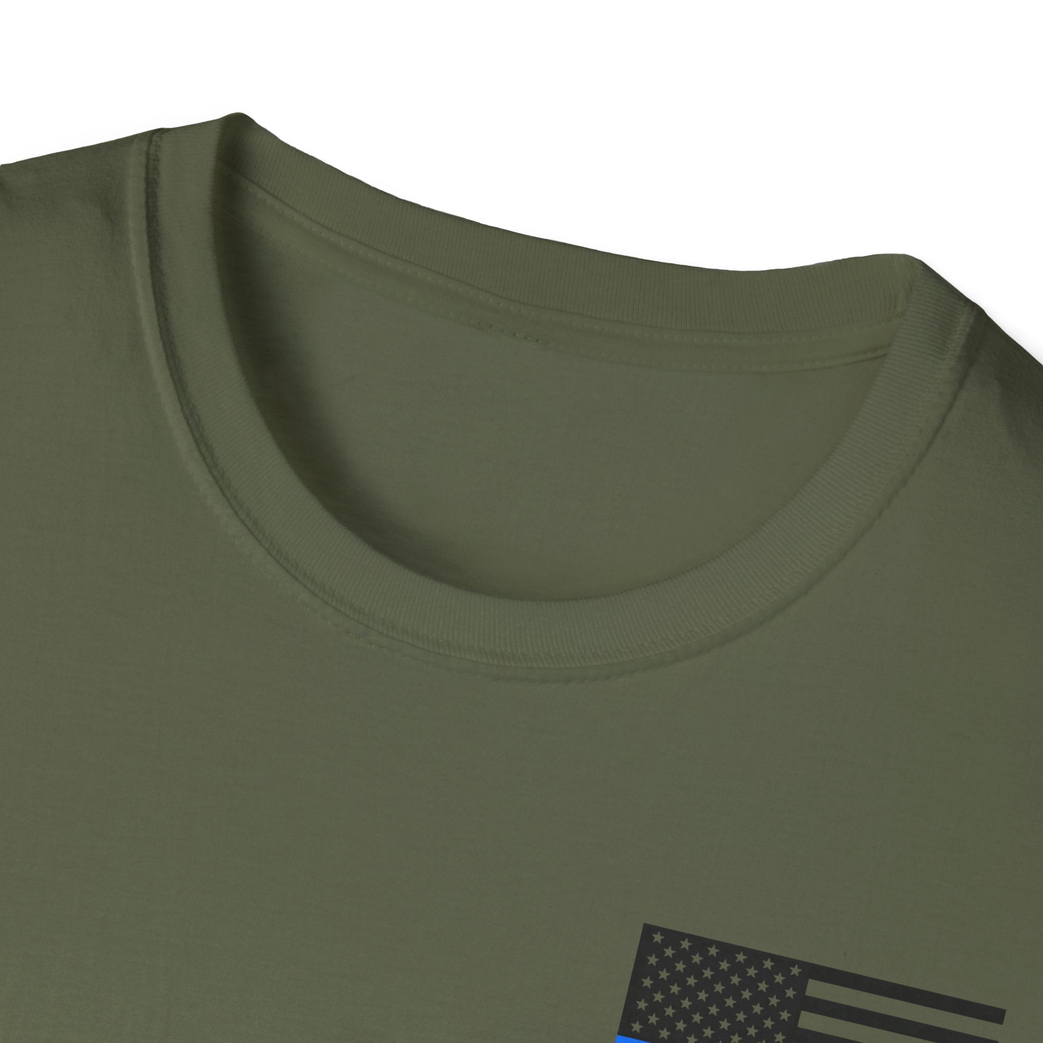 Thin Blue Line Flag  T-Shirt