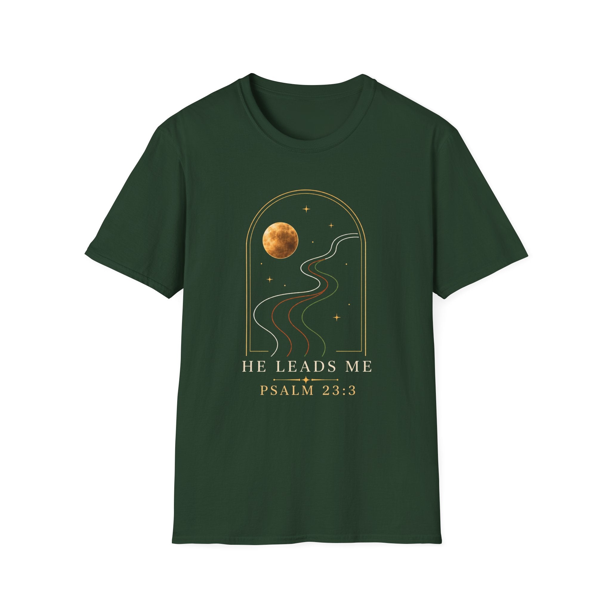 He Leads Me T-Shirt