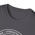 Discipline Strength Direction-Temple North (White) T-Shirt