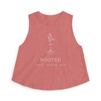 Rooted Crop Top — Women's Barre Workout Tank