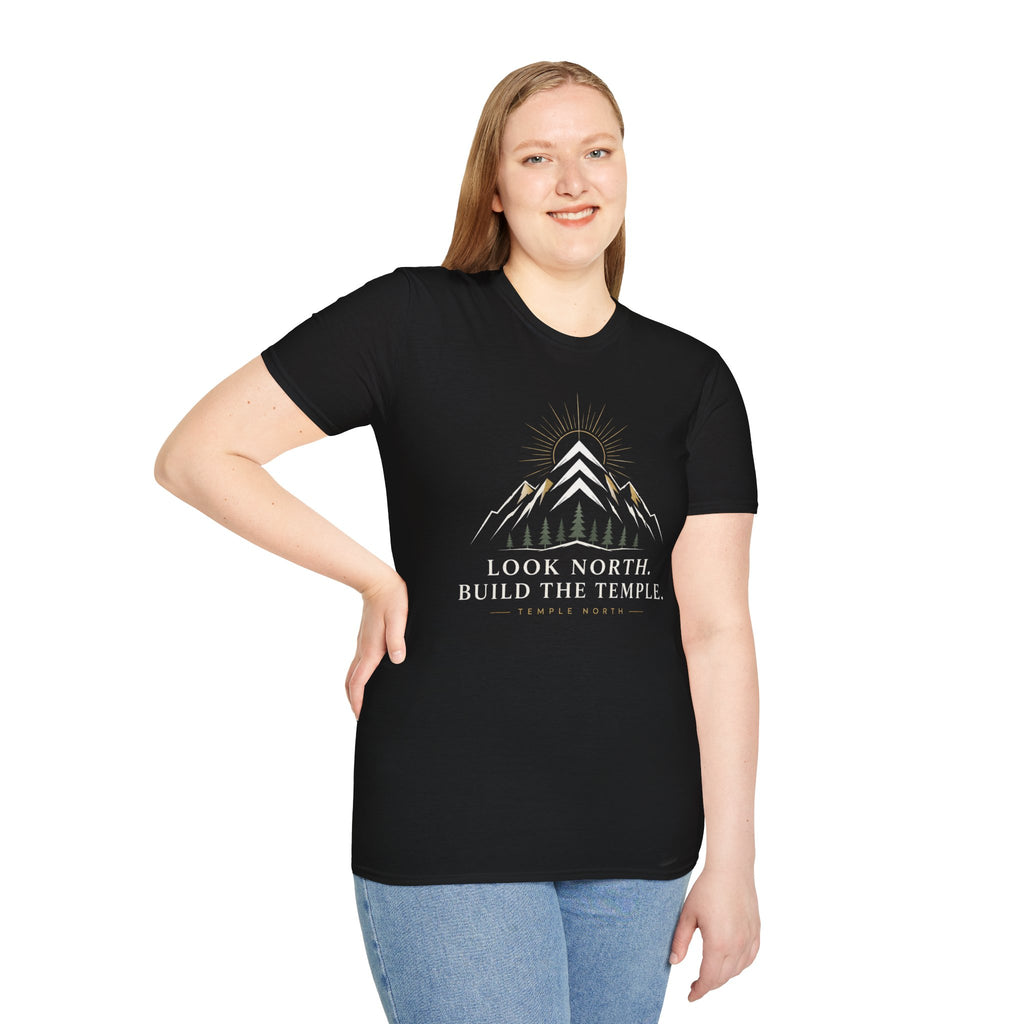 Look North. Build The Temple T-Shirt
