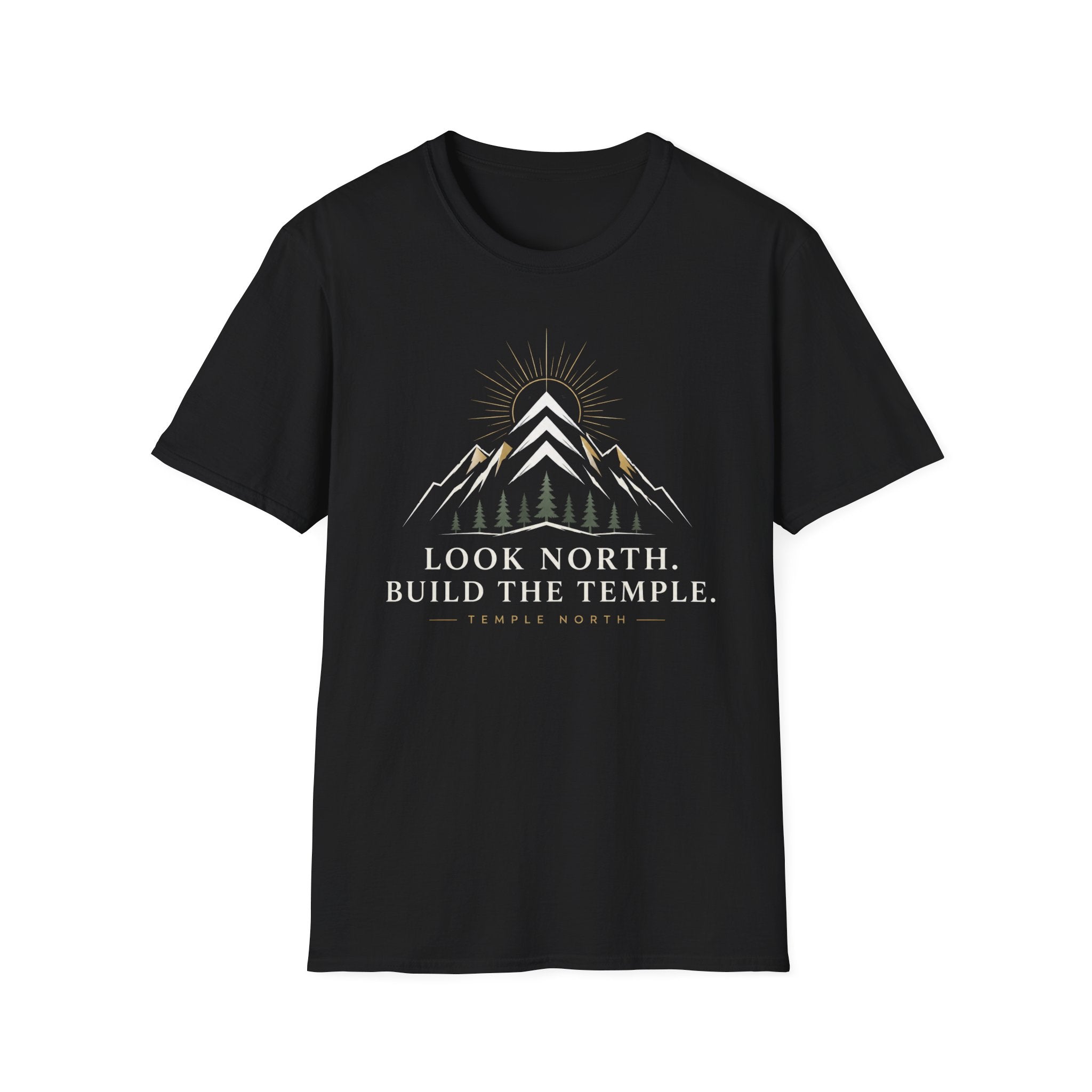 Look North. Build The Temple T-Shirt