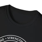 Discipline Strength Direction-Temple North (White) T-Shirt