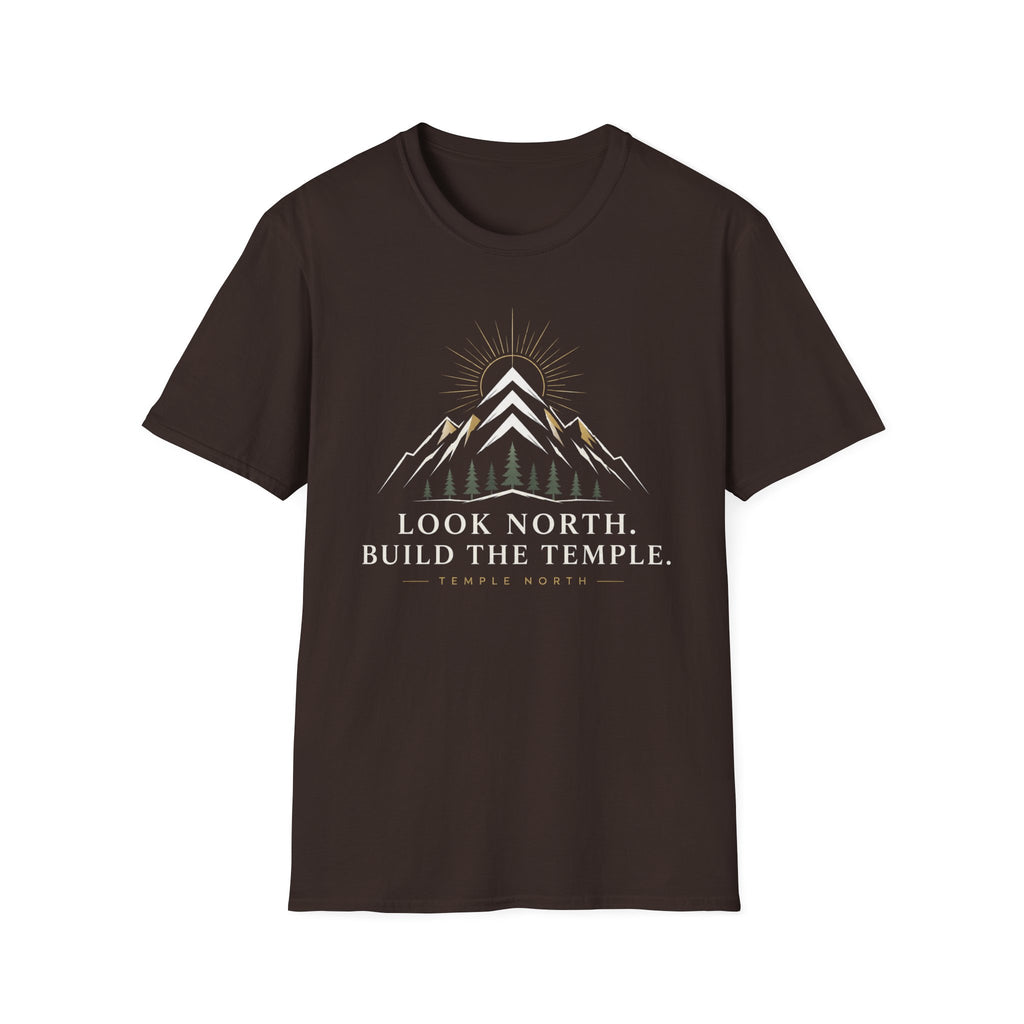 Look North. Build The Temple T-Shirt