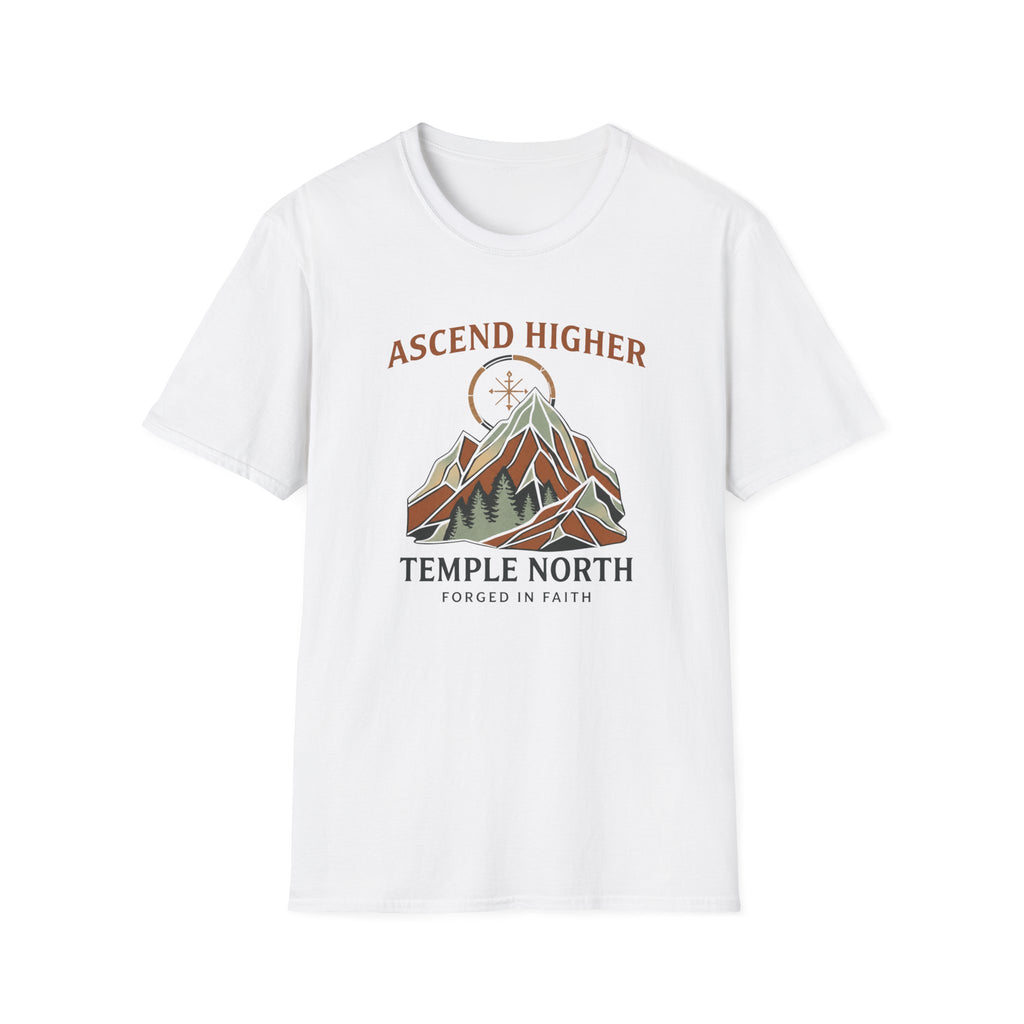 Ascend Higher-Forged In Faith-Temple North-T-Shirt