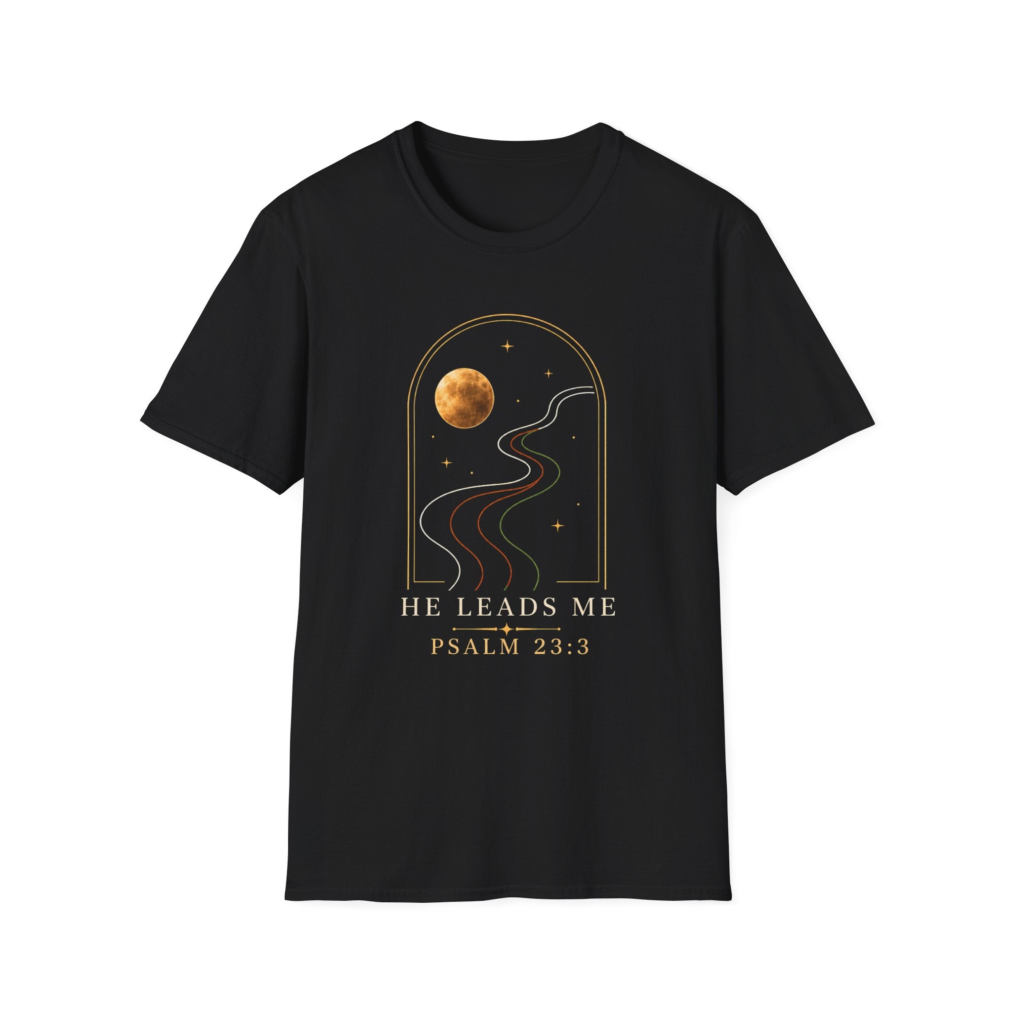 He Leads Me T-Shirt