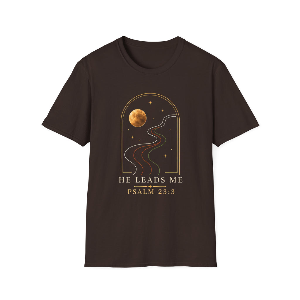He Leads Me T-Shirt