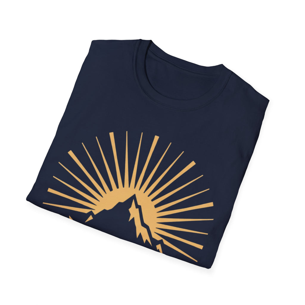 Sun and Mountain Temple North  T-Shirt