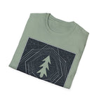 Look North Topographical-Temple North T-Shirt