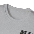 Thin Blue Line Flag  T-Shirt
