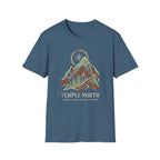 Humble Courageous Strong-Temple North (Mountain & Compass) T-Shirt