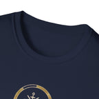 Humble Courageous Strong-Temple North (Mountain & Compass) T-Shirt