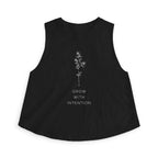 Grow With Intention Crop Top — Women's Barre Workout Tank