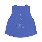 Quiet Strength Crop Top — Women's Barre Workout Tank