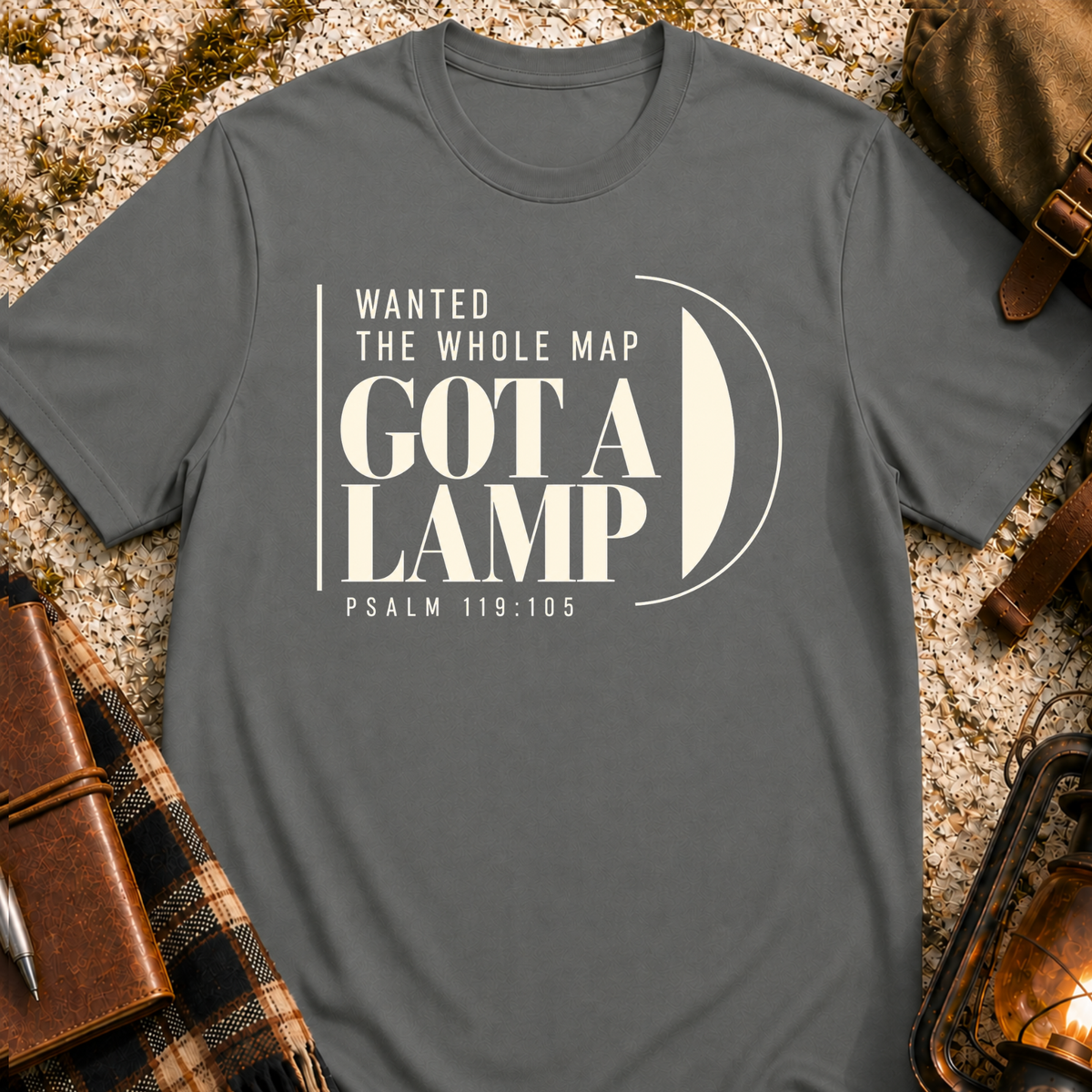 Wanted The Whole Map-Got A Lamp T-Shirt
