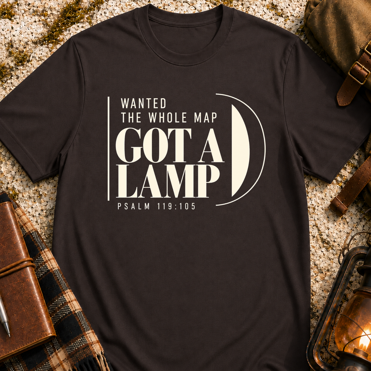 Wanted The Whole Map-Got A Lamp T-Shirt