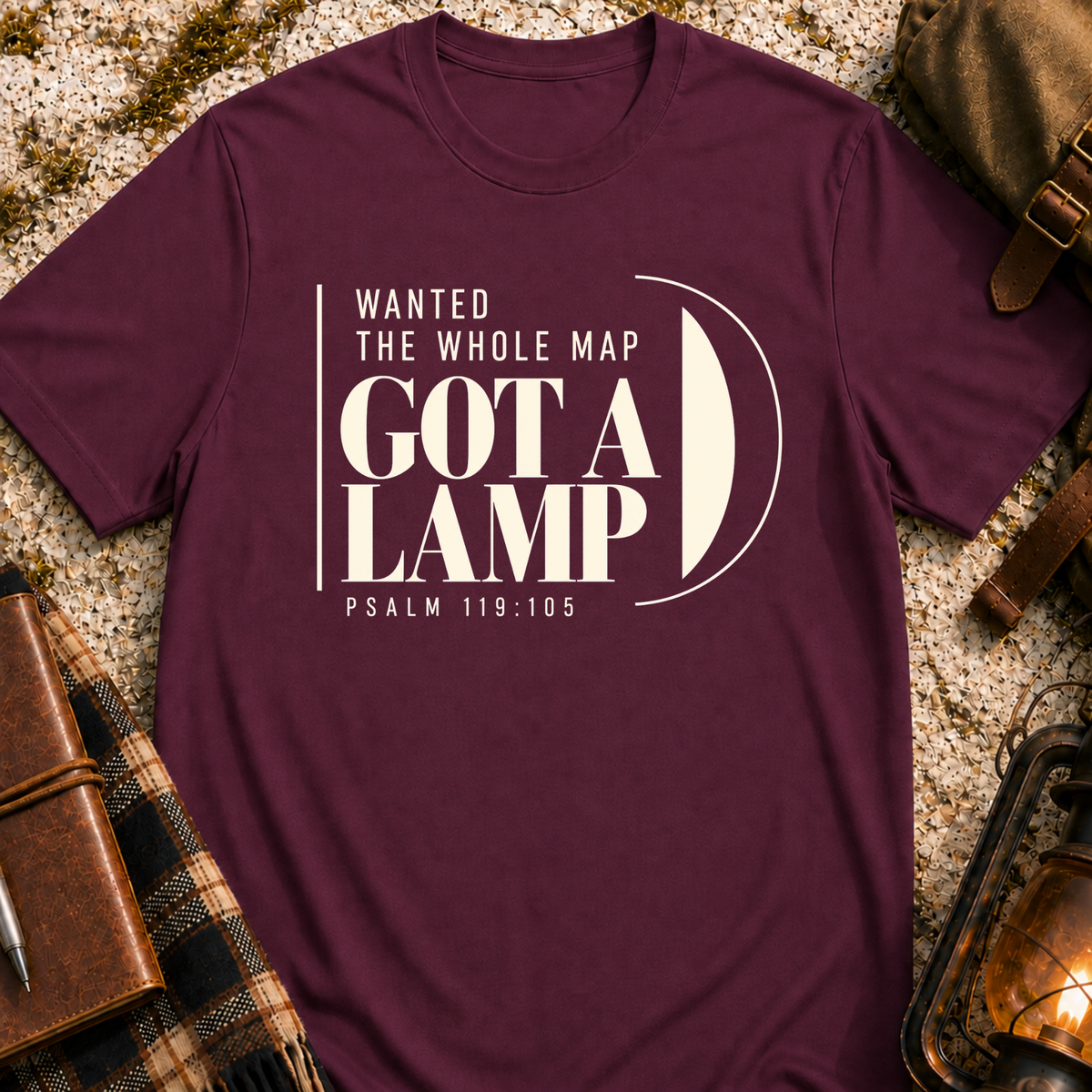 Wanted The Whole Map-Got A Lamp T-Shirt